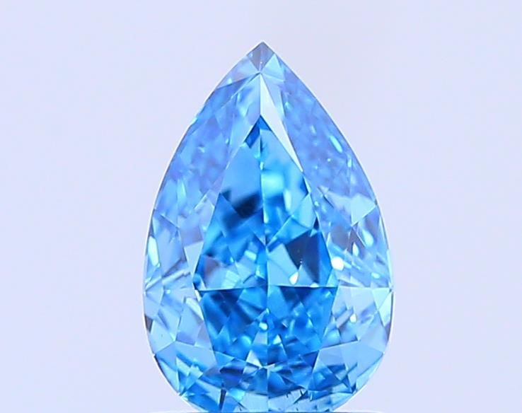 1 ct lab-grown Pear Diamond