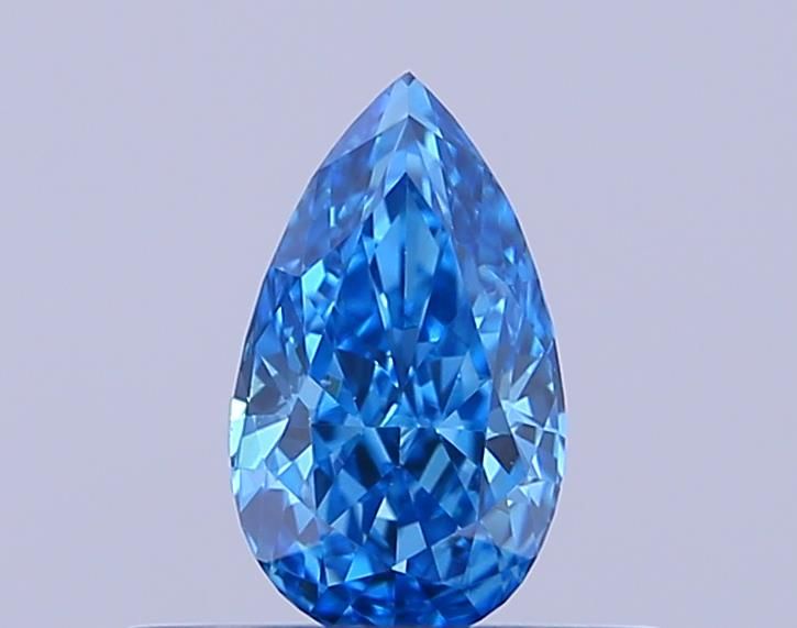 0.37 CT Fancy Vivid Blue PEAR