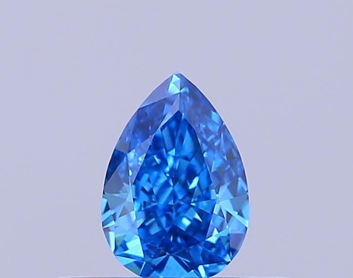0.32 CT Fancy Vivid Blue PEAR
