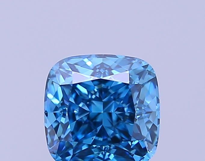 1.01 CT Fancy Vivid Blue CUSHION MODIFIED
