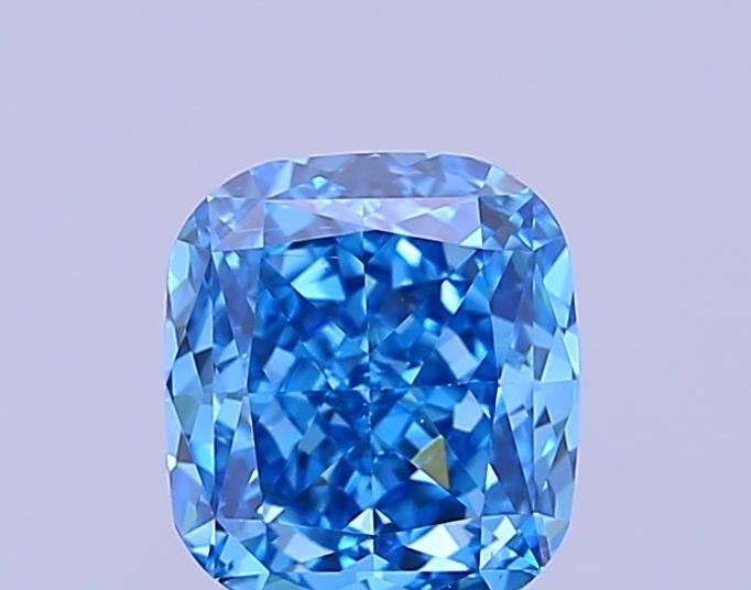 1.01 CT Fancy Vivid Blue CUSHION MODIFIED