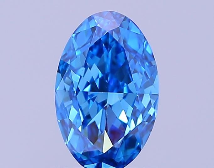 1.0 CT Fancy Vivid Blue OVAL