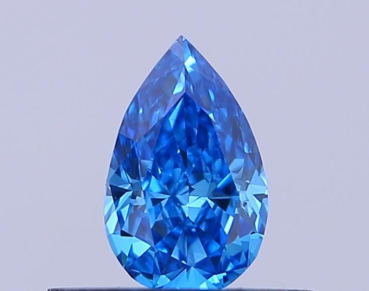 0.33 CT Fancy Vivid Blue PEAR