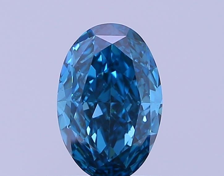 1.03 CT Fancy Vivid Blue OVAL