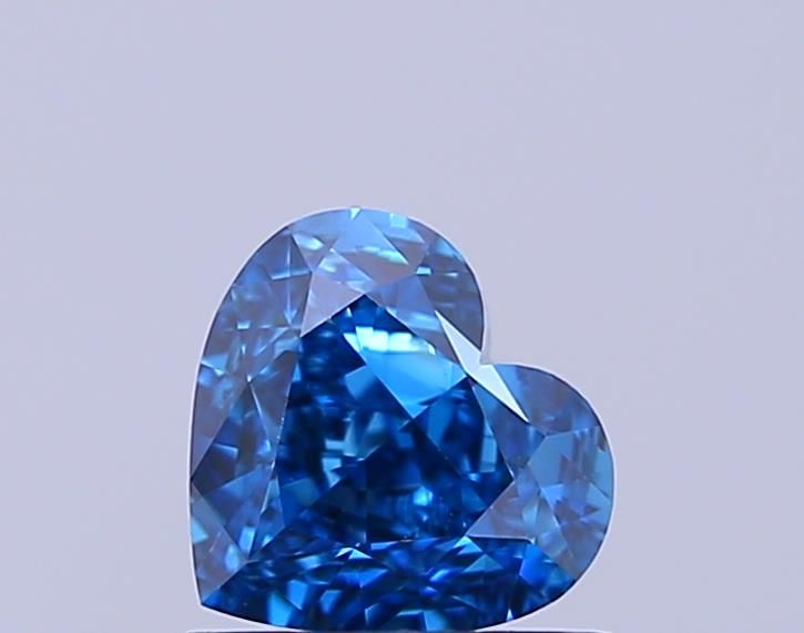 1.03 CT Fancy Vivid Blue HEART