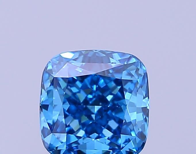 1.02 CT Fancy Vivid Blue CUSHION MODIFIED