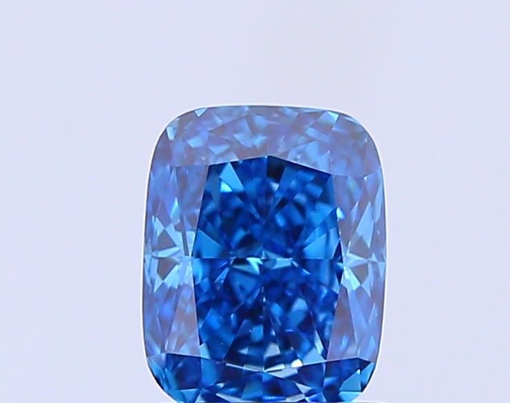 1.01 CT Fancy Vivid Blue CUSHION MODIFIED