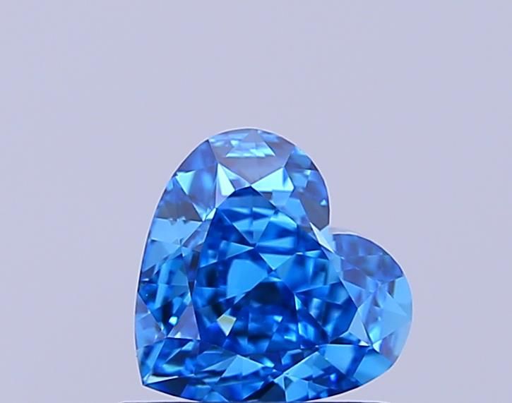 1.01 CT Fancy Vivid Blue HEART