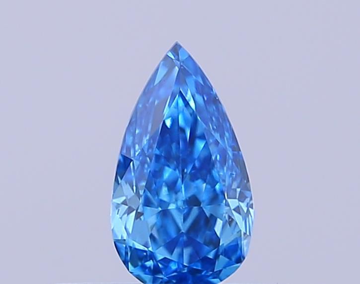 0.31 CT Fancy Vivid Blue PEAR