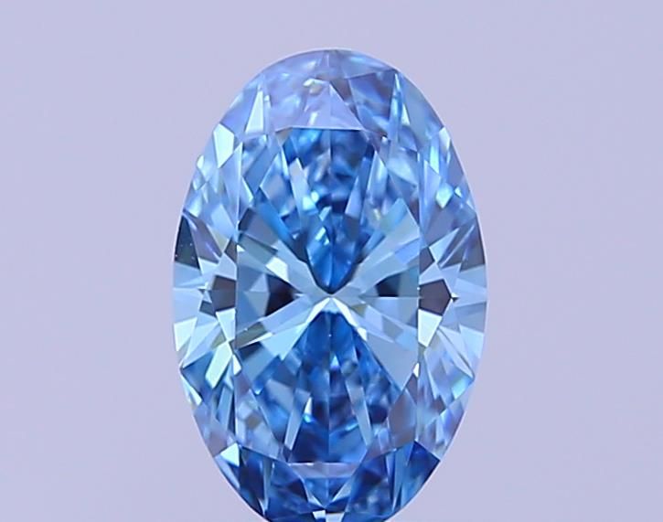 1.01 CT Fancy Vivid Blue OVAL