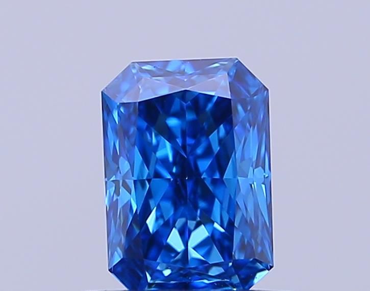 0.42 CT Fancy Vivid Blue RADIANT