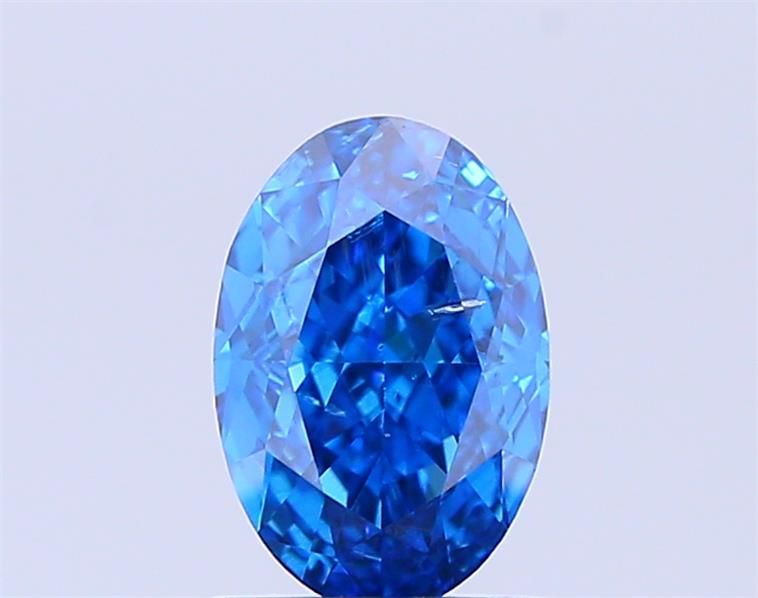 1.07 CT Fancy Vivid Blue OVAL