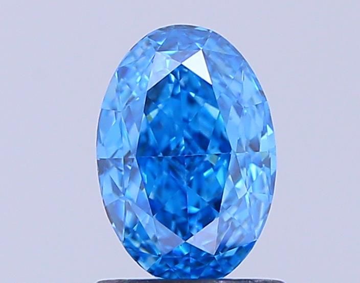 1.03 CT Fancy Vivid Blue OVAL