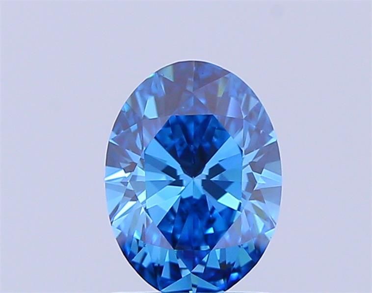 1.0 CT Fancy Vivid Blue OVAL