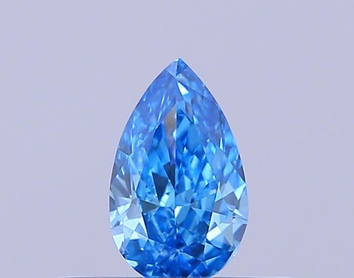 0.31 CT Fancy Vivid Blue PEAR