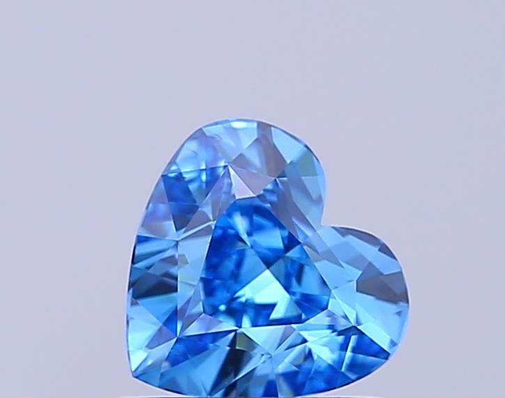 1.01 CT Fancy Vivid Blue HEART