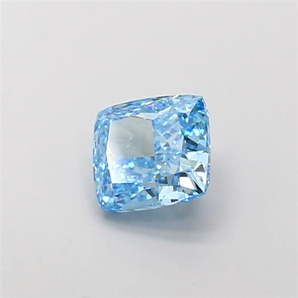 1.54 CT Fancy Vivid Blue CUSHION MODIFIED