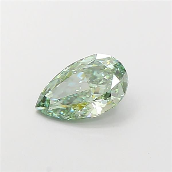 1.22 CT Fancy Vivid Green PEAR