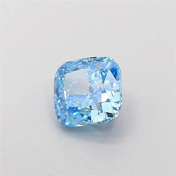 1.52 CT Fancy Vivid Blue CUSHION MODIFIED