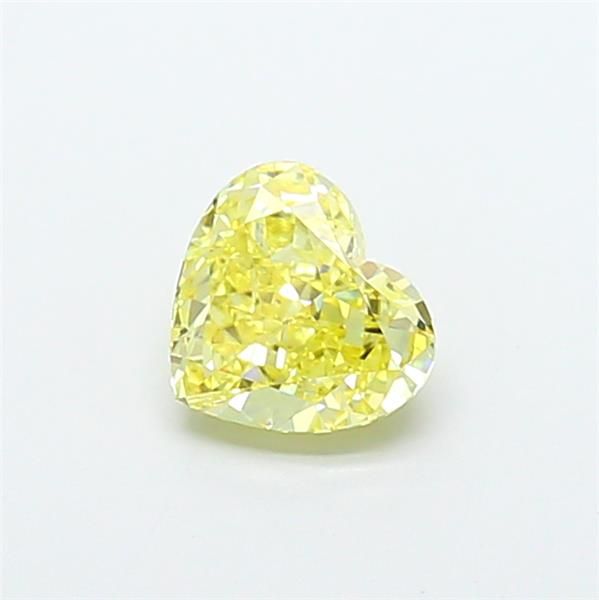 1.53 CT Fancy Intense Yellow HEART