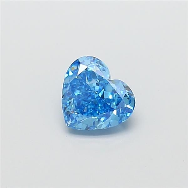 1.07 CT Fancy Vivid Blue HEART