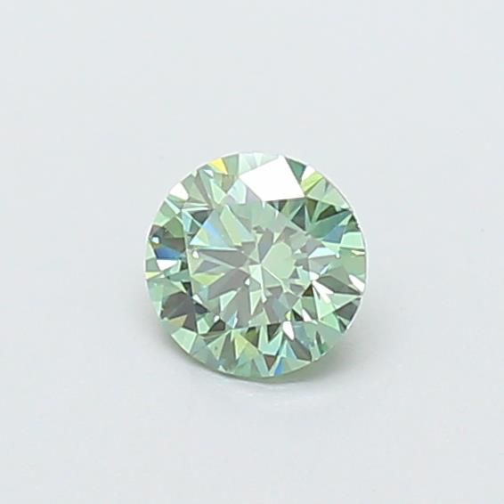 0.43 CT Fancy Vivid Green ROUND