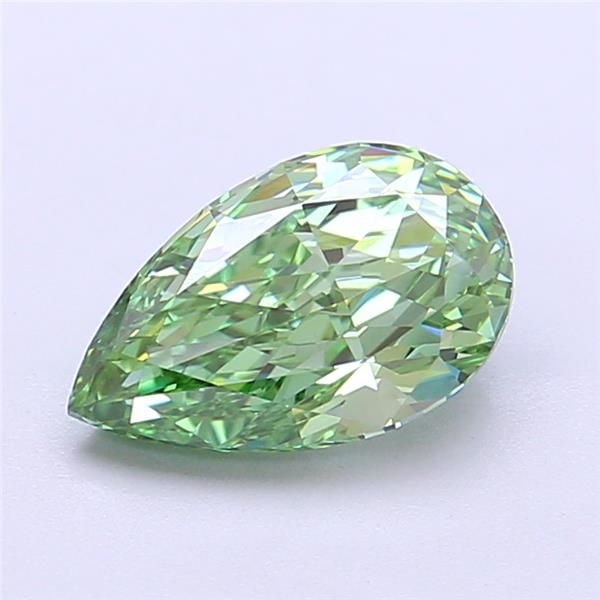 1.64 CT Fancy Vivid Green PEAR