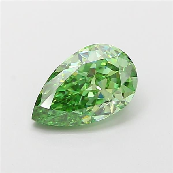 1.06 CT Fancy Vivid Green PEAR