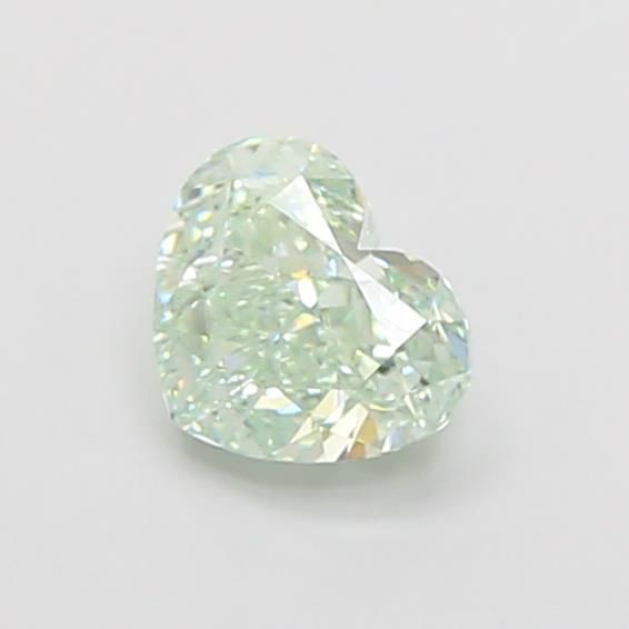 1.06 CT Fancy Green HEART