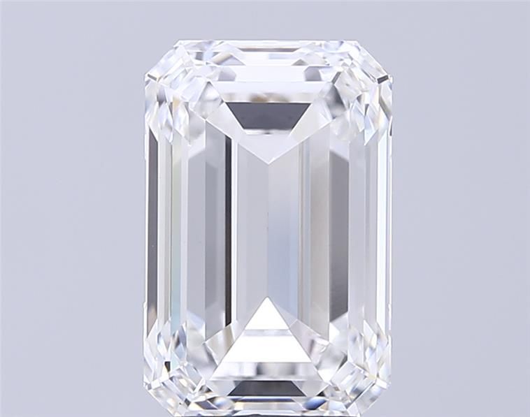 Diamant Émeraude 5.12 ct - Couleur G - Pureté VVS2