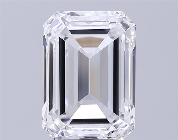 Diamant Émeraude 6.73 ct - Couleur E - Pureté VVS2