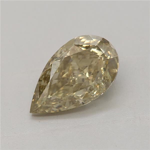 Diament 1.27 ct Fancy Dark Brown Greenish Yellow/VVS2