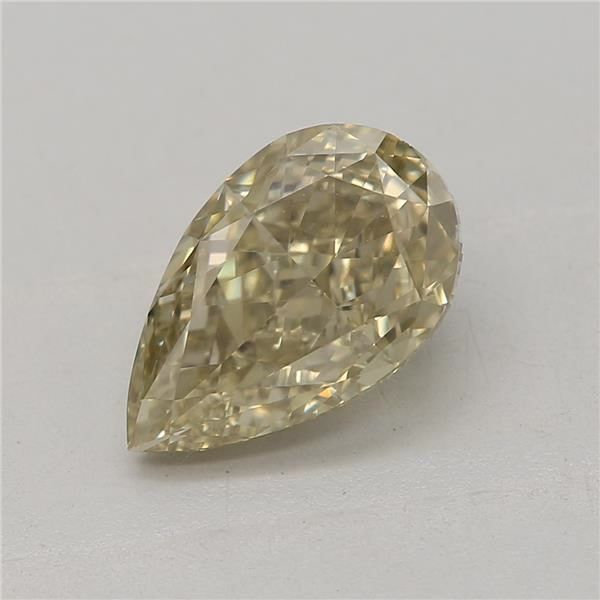 Diament 1.01 ct Fancy Dark Brown Greenish Yellow/SI1
