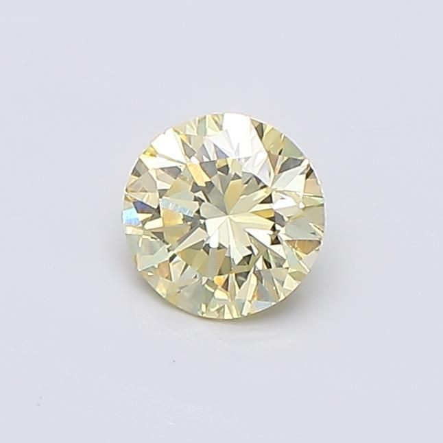 0.34 CT Fancy Intense Yellow ROUND