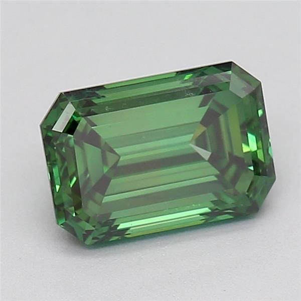 1.03 CT Fancy Vivid Green EMERALD
