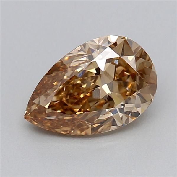 0.51 CT Fancy Brown PEAR