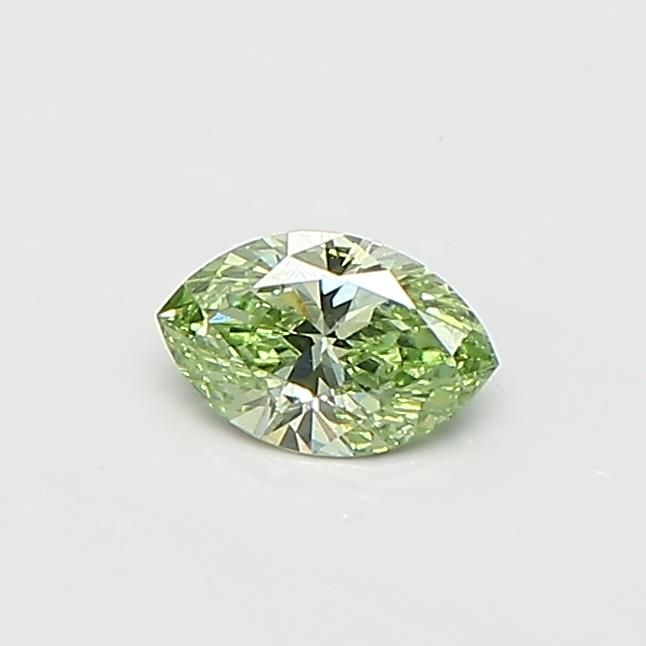 0.32 CT Fancy Vivid Green MARQUISE