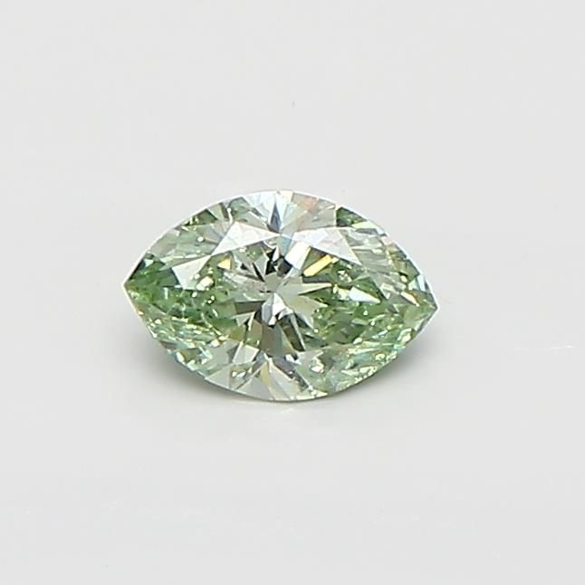 0.35 CT Fancy Vivid Green MARQUISE