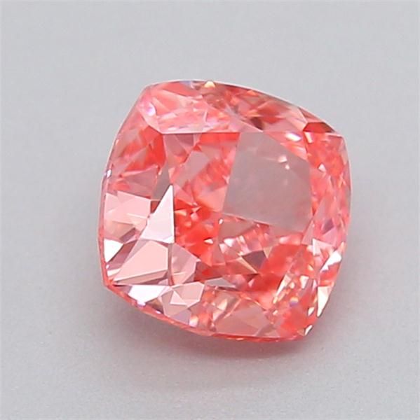 0.51 CT Fancy Vivid Pink CUSHION MODIFIED