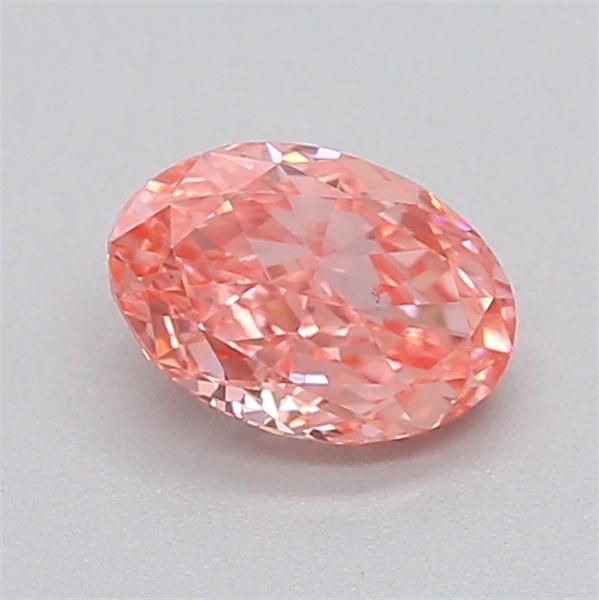 0.33 CT Fancy Vivid Pink OVAL