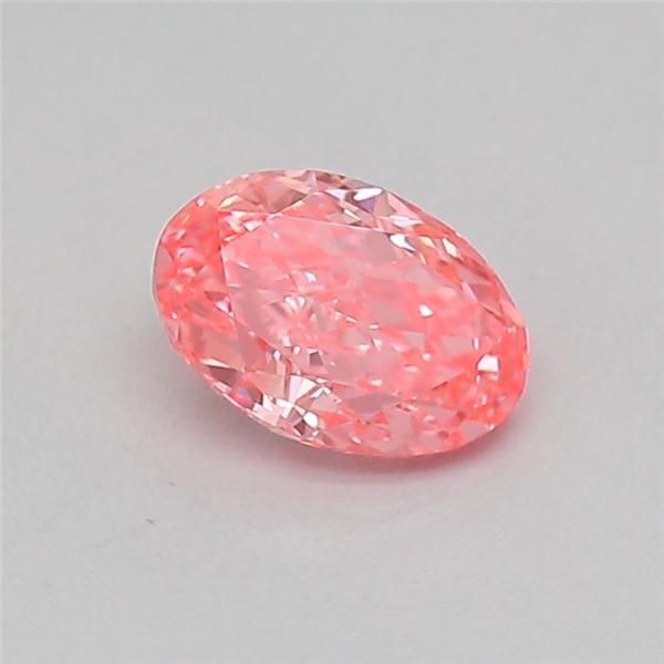 0.32 CT Fancy Vivid Pink OVAL