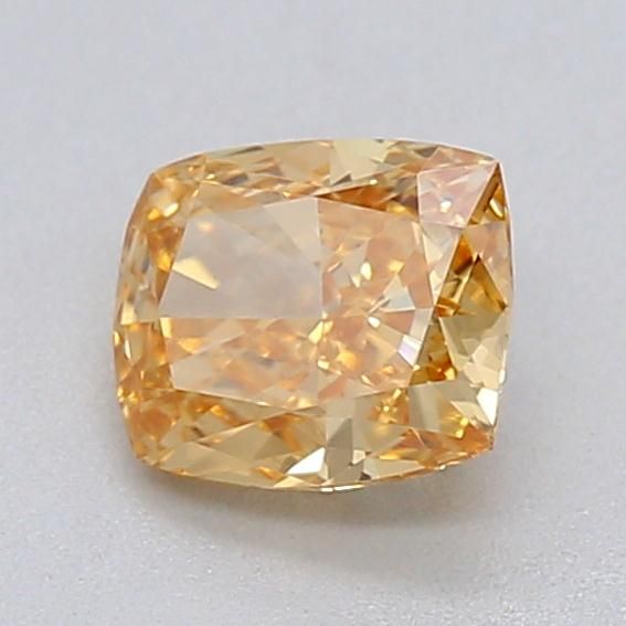 0.5 CT Fancy Intense Brownish Yellow CUSHION MODIFIED