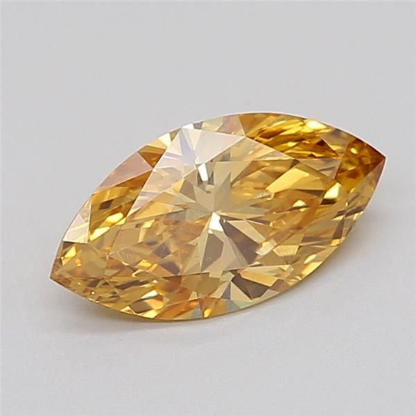 1.09 CT Fancy Intense Yellow MARQUISE