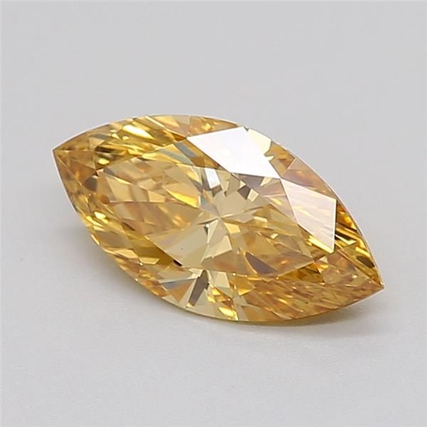 1.09 CT Fancy Intense Yellow MARQUISE