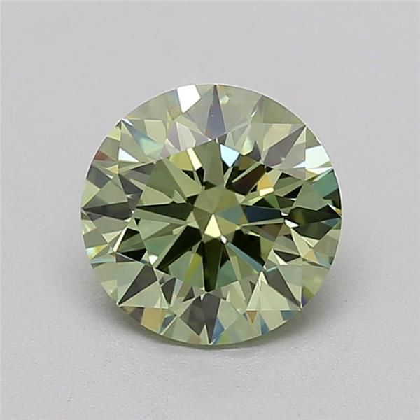 1.04 CT Fancy Vivid Green ROUND