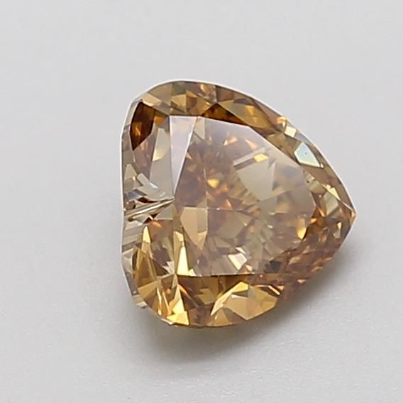1.06 CT Fancy Brown HEART