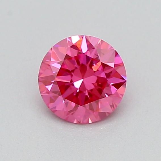 0.19 CT Fancy Vivid Pink ROUND