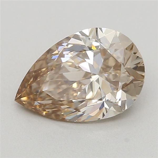 0.69 CT Very Light Brown PEAR