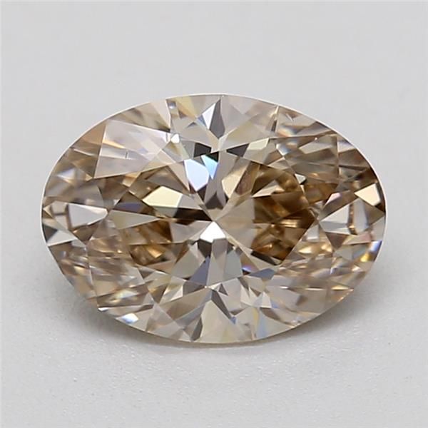 0.67 CT Very Light Brown OVAL