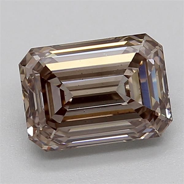 1.26 CT Fancy Light Brownish Gray EMERALD